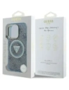 Wholesale Guess IML Metal Glitter 4G Circle Triangle MagSafe Apple iPhone 16 Pro blue - GUE4573 - {ean13} - Hurt
