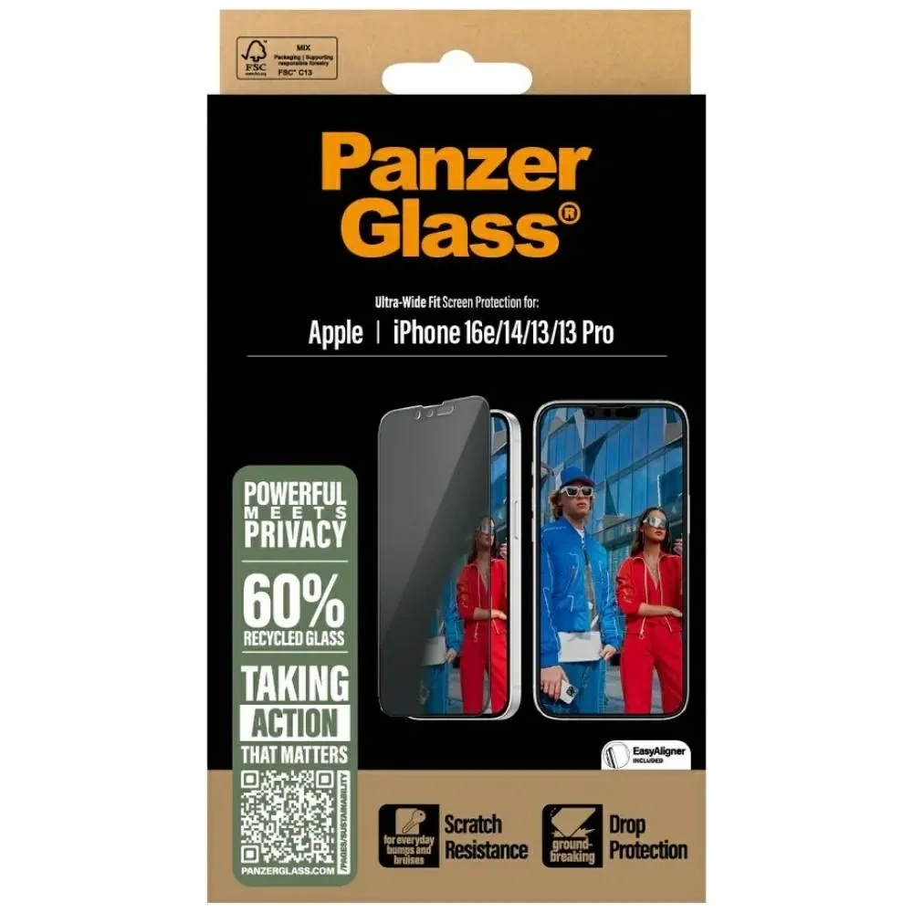 Hurtownia GSM - PanzerGlass Ultra-Wide Fit Apple iPhone 16e / 14 / 13 / 13 Pro - PZG882 - {ean13} - Hurt