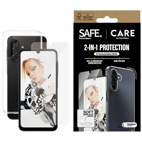 Zestaw ochronny etui + szkło hartowane CARE by PanzerGlass Fashion 2w1 Samsung Galaxy A26 5G