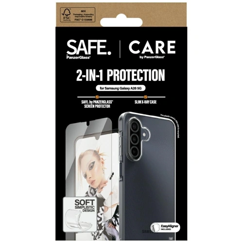 Zestaw ochronny etui + szkło hartowane CARE by PanzerGlass Fashion 2w1 Samsung Galaxy A26 5G