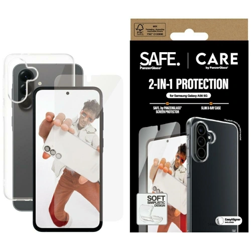 Zestaw ochronny etui + szkło hartowane CARE by PanzerGlass Fashion 2w1 do Samsung Galaxy A56 5G