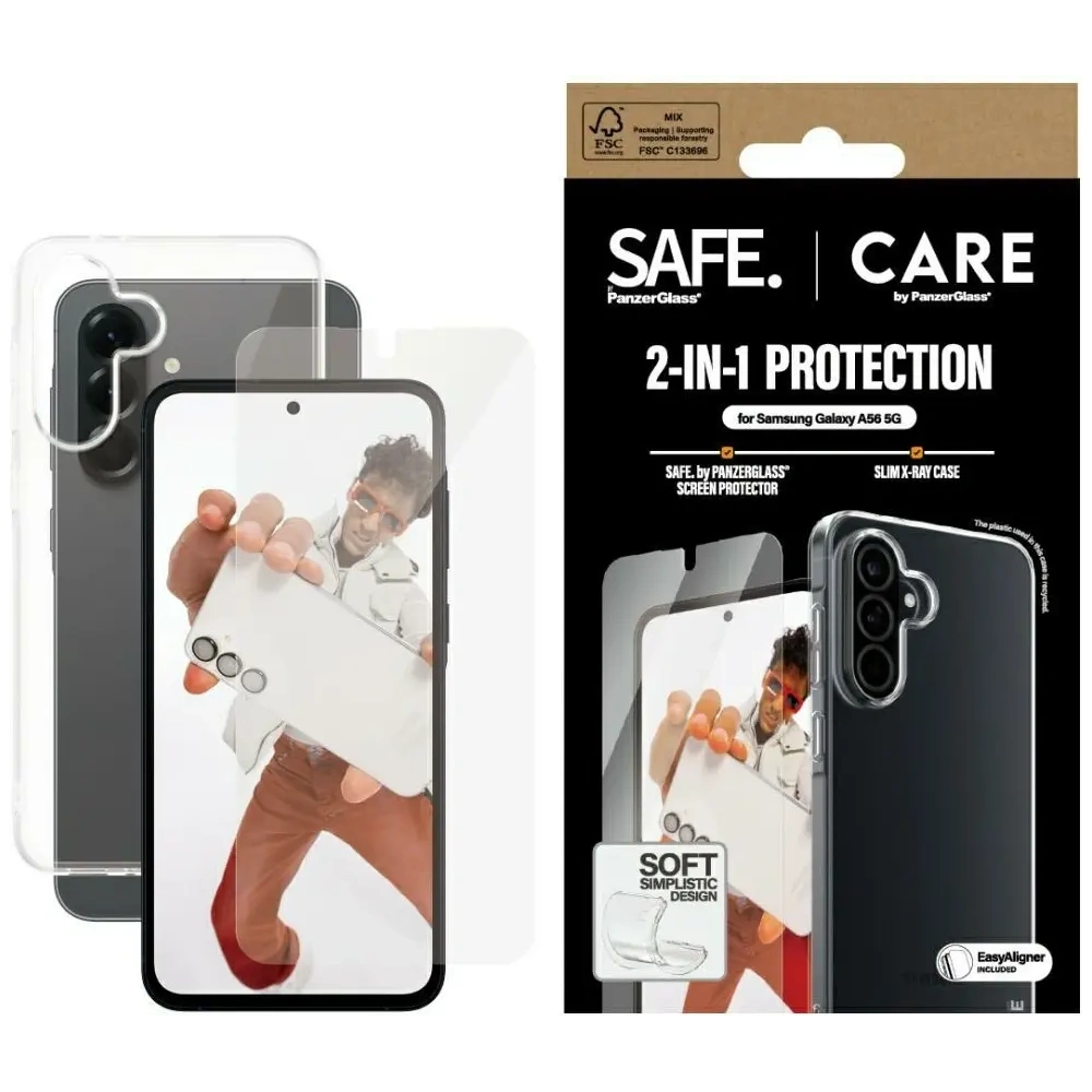 Wholesale CARE by PanzerGlass Fashion 2in1 Protective set case + tempered glass Samsung Galaxy A56 5G - PZG884 - {ean13} - Hurt