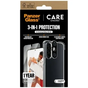Hurtownia GSM - CARE de la PanzerGlass Set de protecție Flagship 3in1: husă + sticlă securizată + sticlă pentru lentile Samsung Galaxy A56 5G - PZG887 - {ean13} - Hurt