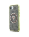 Wholesale Guess IML Metal Glitter 4G Circle Triangle MagSafe Apple iPhone 16e brown - GUE4576 - {ean13} - Hurt