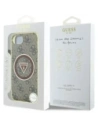 Wholesale Guess IML Metal Glitter 4G Circle Triangle MagSafe Apple iPhone 16e brown - GUE4576 - {ean13} - Hurt