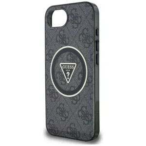 Wholesale Guess IML Metal Glitter 4G Circle Triangle MagSafe Apple iPhone 16e black - GUE4577 - {ean13} - Hurt