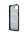 Hurtownia GSM - Guess IML Fém Csillogó 4G Kör Háromszög MagSafe Apple iPhone 16e fekete - GUE4577 - {ean13} - Hurt