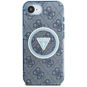 Wholesale Guess IML Metal Glitter 4G Circle Triangle MagSafe Apple iPhone 16e blue - GUE4578 - {ean13} - Hurt