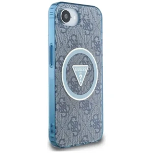 Wholesale Guess IML Metal Glitter 4G Circle Triangle MagSafe Apple iPhone 16e blue - GUE4578 - {ean13} - Hurt