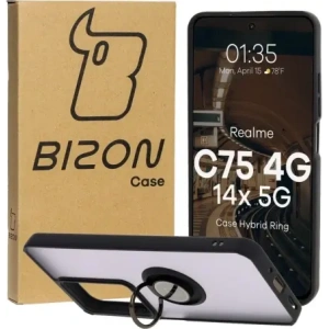 Hurtownia GSM - Bizon Case Hybrid Ring Realme C75 4G / 14x 5G rauchig mit schwarzem Rahmen - BIZ9084 - {ean13} - Hurt