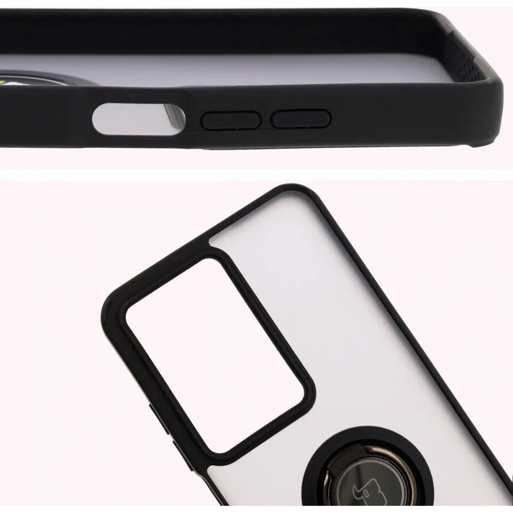 Hurtownia GSM - Bizon Case Hybrid Ring Realme C75 4G / 14x 5G kouřový s černým rámem - BIZ9084 - {ean13} - Hurt