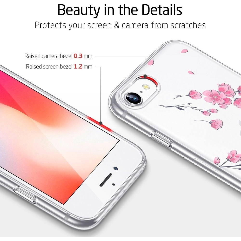 Wholesale ESR Mania Apple iPhone SE 2022/SE 2020/8/7 Cherry Blossom - ESR186BLSM - {ean13} - Hurt