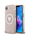 Hurtownia GSM - Guess IML Fém Csillám 4G Kör Háromszög MagSafe Apple iPhone 16e rózsaszín - GUE4579 - {ean13} - Hurt