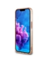 Hurtownia GSM - Guess IML Metal Glitter 4G Cerc Triunghi MagSafe Apple iPhone 16e rozie - GUE4579 - {ean13} - Hurt