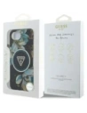 Wholesale Guess IML Metal Glitter Flowers Triangle MagSafe Apple iPhone 16e black - GUE4580 - {ean13} - Hurt