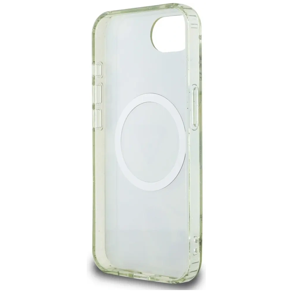 Hurtownia GSM - Tippelj IML Fém Csillogó Virágok Háromszög MagSafe Apple iPhone 16e zöld - GUE4581 - {ean13} - Hurt