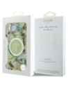 Wholesale Guess IML Metal Glitter Flowers Triangle MagSafe Apple iPhone 16e green - GUE4581 - {ean13} - Hurt