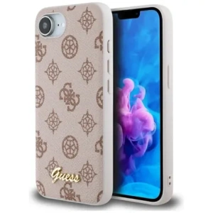 Wholesale Guess Peony Script Logo MagSafe Apple iPhone 16e brown - GUE4582 - {ean13} - Hurt