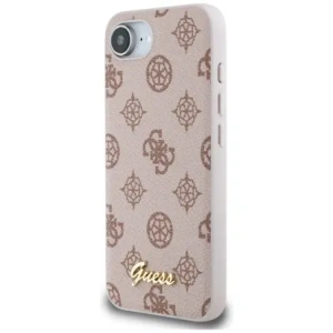 Wholesale Guess Peony Script Logo MagSafe Apple iPhone 16e brown - GUE4582 - {ean13} - Hurt