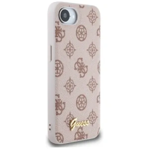 Wholesale Guess Peony Script Logo MagSafe Apple iPhone 16e brown - GUE4582 - {ean13} - Hurt