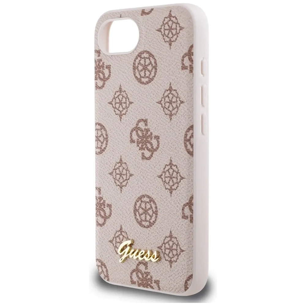 Wholesale Guess Peony Script Logo MagSafe Apple iPhone 16e brown - GUE4582 - {ean13} - Hurt