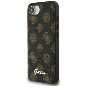 Wholesale Guess Peony Script Logo MagSafe Apple iPhone 16e black - GUE4583 - {ean13} - Hurt