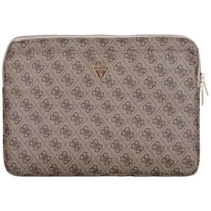 Wholesale Guess Sleeve 14" 4G Zipper Pocket Triangle Logo brown - GUE4584 - {ean13} - Hurt