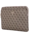 Wholesale Guess Sleeve 14" 4G Zipper Pocket Triangle Logo brown - GUE4584 - {ean13} - Hurt