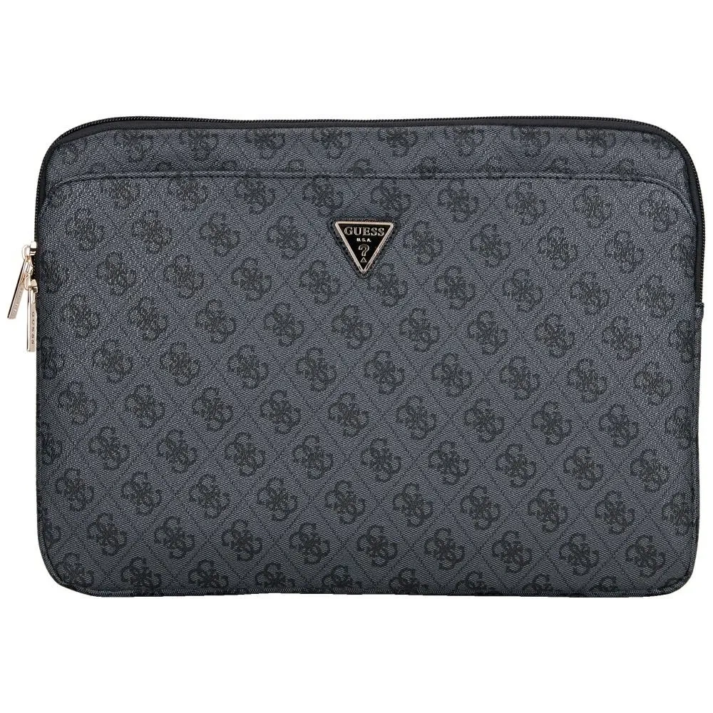 Wholesale Guess Sleeve 14" 4G Zipper Pocket Triangle Logo black - GUE4585 - {ean13} - Hurt
