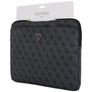 Wholesale Guess Sleeve 14" 4G Zipper Pocket Triangle Logo black - GUE4585 - {ean13} - Hurt
