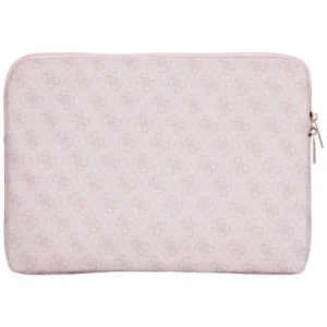 Wholesale Guess Sleeve 14" 4G Zipper Pocket Triangle Logo pink - GUE4586 - {ean13} - Hurt