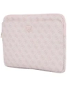 Wholesale Guess Sleeve 14" 4G Zipper Pocket Triangle Logo pink - GUE4586 - {ean13} - Hurt
