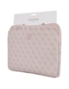 Wholesale Guess Sleeve 14" 4G Zipper Pocket Triangle Logo pink - GUE4586 - {ean13} - Hurt