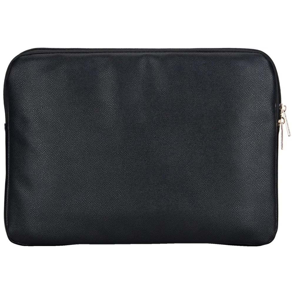 Wholesale Guess Sleeve 14" Grained Zipper Pocket Triangle Logo black - GUE4587 - {ean13} - Hurt