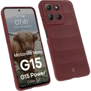 Hurtownia GSM - Bizon pouzdro Tur Motorola Moto G15 / G15 Power burgundské - BIZ9089 - {ean13} - Hurt