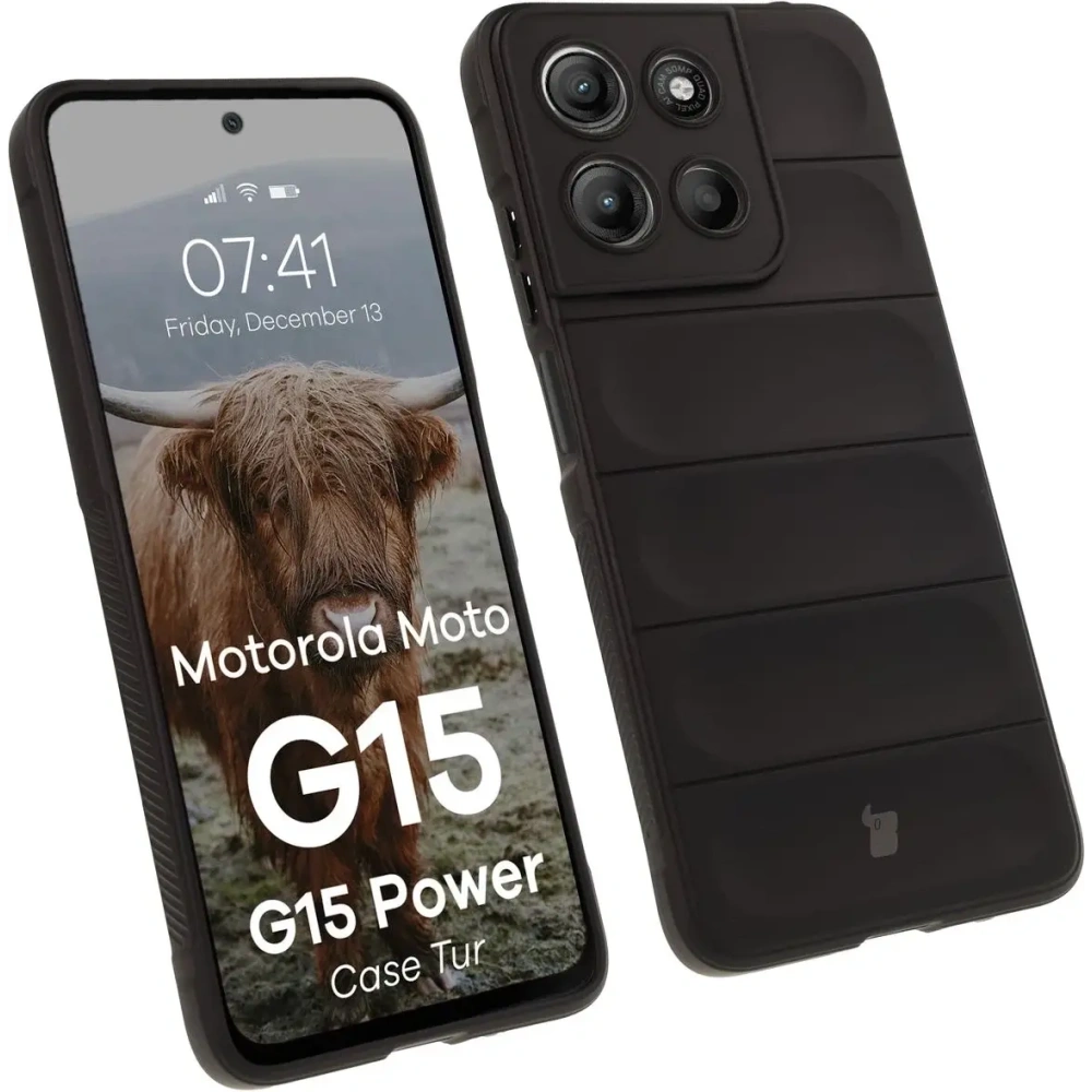 Hurtownia GSM - Bizon tok Tur Motorola Moto G15 / G15 Power fekete - BIZ9090 - {ean13} - Hurt