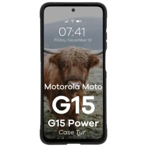 Hurtownia GSM - Bizon pouzdro Tur Motorola Moto G15 / G15 Power černé - BIZ9090 - {ean13} - Hurt