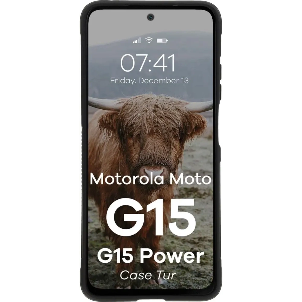 Hurtownia GSM - Bizon tok Tur Motorola Moto G15 / G15 Power fekete - BIZ9090 - {ean13} - Hurt