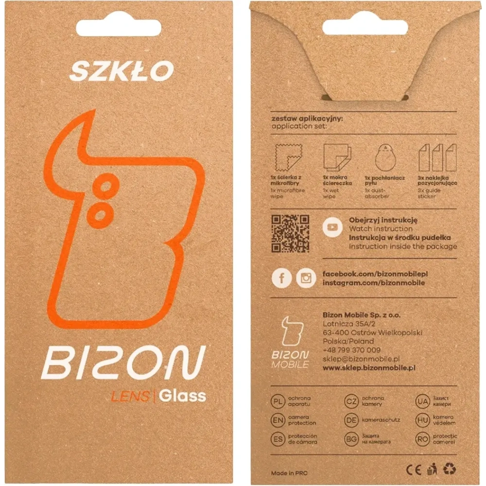 Hurtownia GSM - Bizon Üveg Selyem Lencse Google Pixel 9a [2 CSOMAG] - BIZ9091 - {ean13} - Hurt