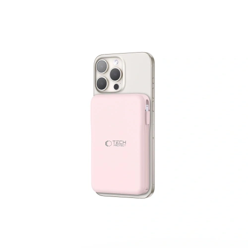 Powerbank Tech-Protect PB31 LifeMag MagSafe Power Bank 10000mah Pink