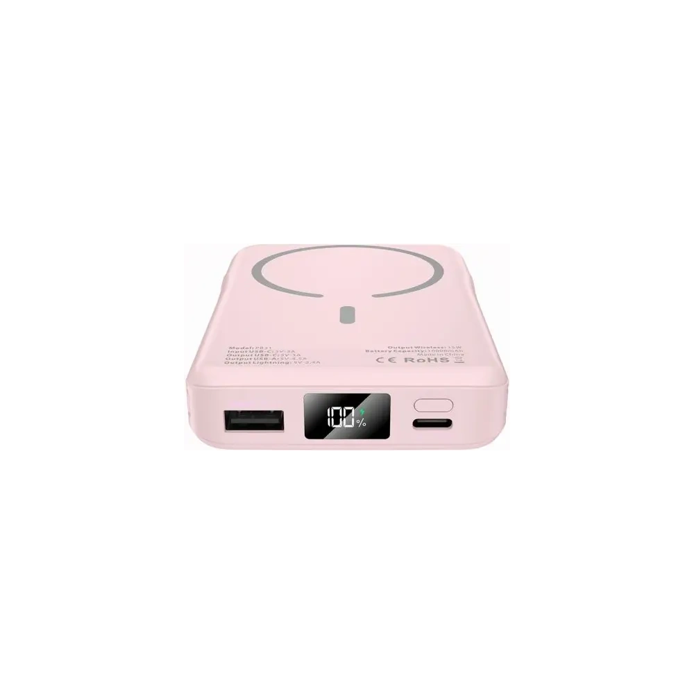Hurtownia GSM - Tech-Protect PB31 LifeMag MagSafe Power Bank 10000mAh Růžový - THP4157 - {ean13} - Hurt
