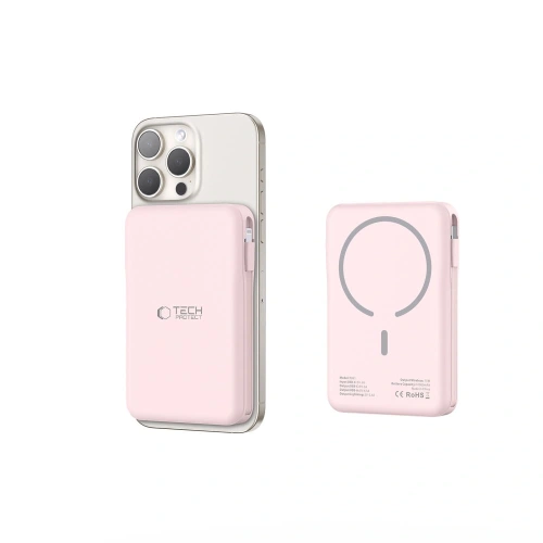 Powerbank Tech-Protect PB31 LifeMag MagSafe Power Bank 10000mah Pink