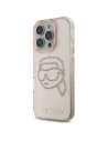 Wholesale [CR] Karl Lagerfeld IML Rhinestones Karl Head Case for Apple iPhone 16 Pro Max pink - OT-886 - {ean13} - Hurt