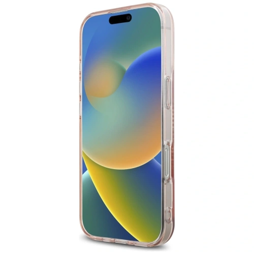 [CR] Etui Karl Lagerfeld IML Rhinestones Karl Head do Apple iPhone 16 Pro Max różowy