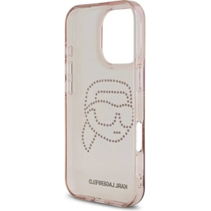 Hurtownia GSM - [CR] Etui Karl Lagerfeld IML Rhinestones Karl Head für Apple iPhone 16 Pro Max rosa - OT-886 - {ean13} - Hurt