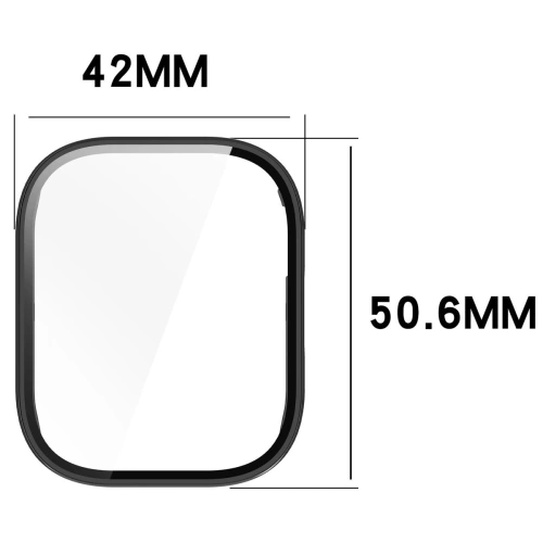 [CR] Etui ze szkłem do zegarka Bizon Case+Glass Watch do Xiaomi Redmi Watch 5 Lite czarne