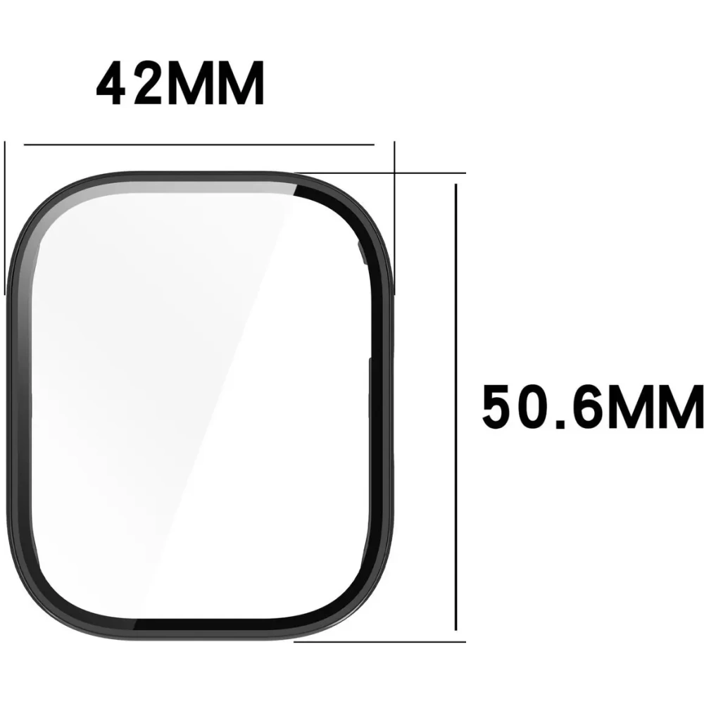 Wholesale [CR] Case with glass for Bizon Case+Glass Watch for Xiaomi Redmi Watch 5 Lite black - OT-888 - {ean13} - Hurt