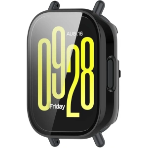 Hurtownia GSM - Etui se sklem na hodinky Bizon Case+Glass Watch pro Xiaomi Redmi Watch 5 Lite černé - OT-888 - {ean13} - Hurt