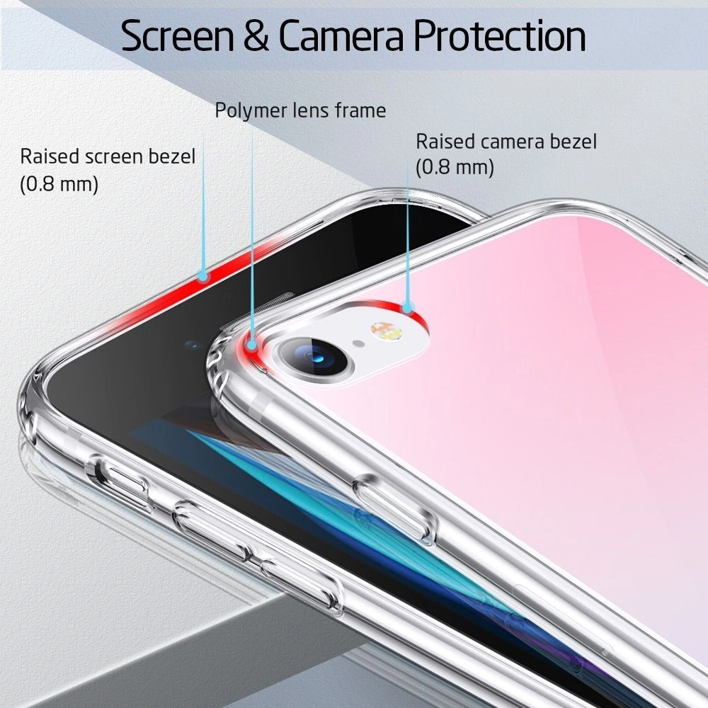 Hurtownia GSM - Etui ESR Ice Shield Apple iPhone SE 2022/SE 2020/8/7 Červená/Modrá - ESR193REDBLU - {ean13} - Hurt