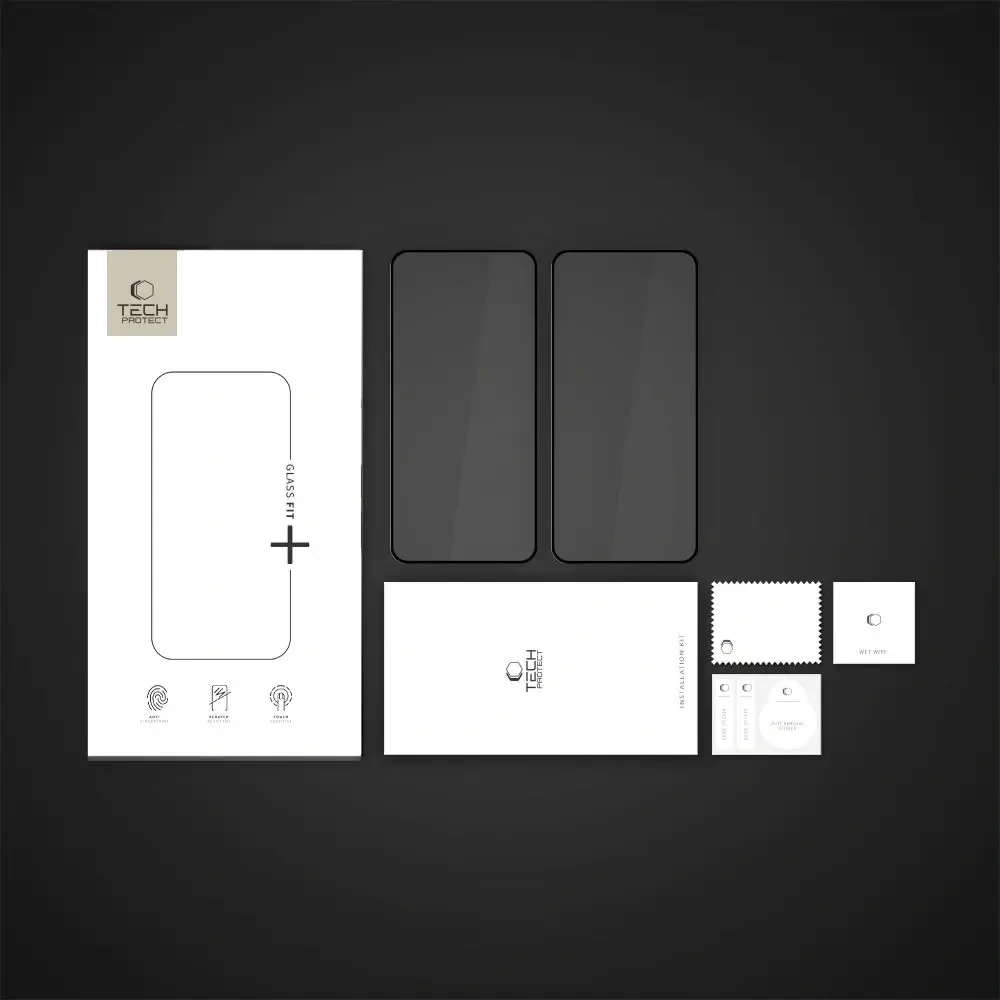 Wholesale Tech-Protect Glass Fit+ Samsung Galaxy S25 Edge Black [2 PACK] - THP4159 - {ean13} - Hurt